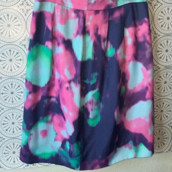 Kate Spade Fully Lined Watercolor Skirt - Picture 1 of 8